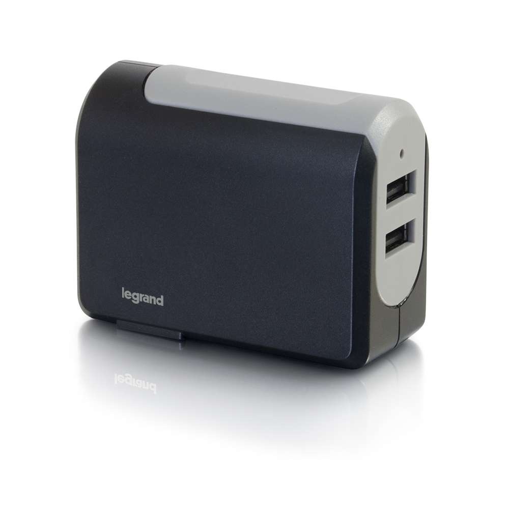 2-Port USB Wall Charger - AC to USB Adapter, 5V 4.8A Output