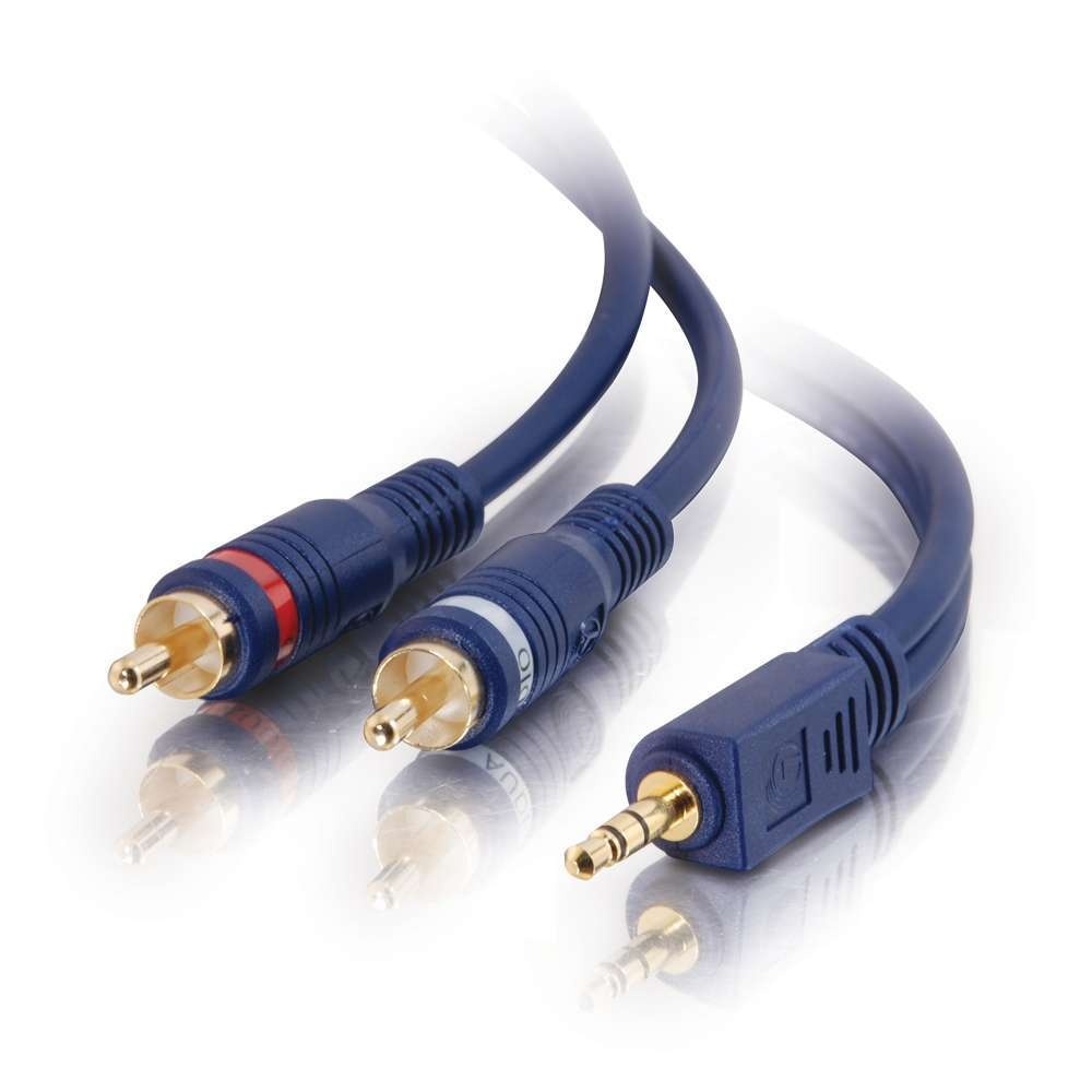 Velocity One 3.5mm Stereo Male to Two RCA Stereo Male Y-Cable