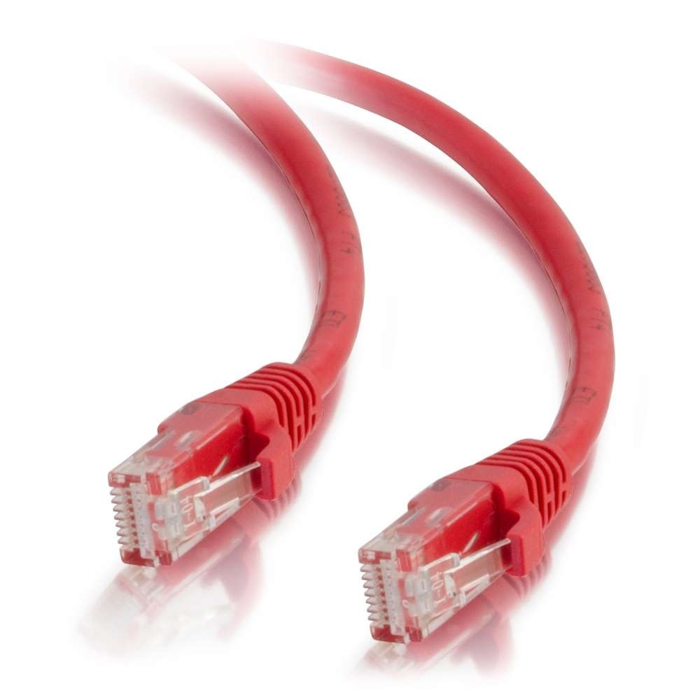 Cat5e Snagless Unshielded (UTP) Ethernet Network Patch Cable - Red
