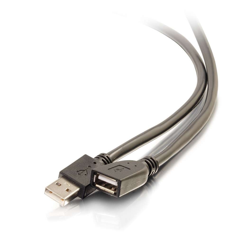USB-A Male to Female Active Extension Cable - Plenum, CMP-Rated