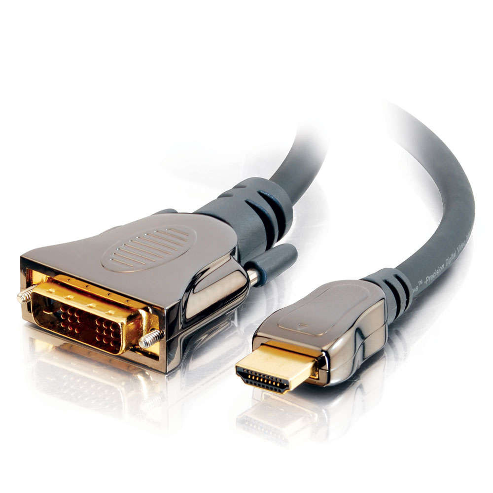 SonicWave HDMI to DVI-D Digital Video Cable M/M - In-Wall CL2-Rated