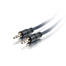 35ft (10.7m) 3.5mm Stereo Audio Cable with Low Profile Connectors M/M - Plenum CMP-Rated