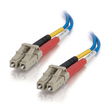 3.3ft (1m) LC-LC 50/125 OM2 Duplex Multimode PVC Fiber Optic Cable (TAA Compliant) - Blue