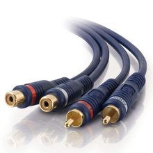 25ft (7.6m) Velocity™ RCA Stereo Audio Extension Cable