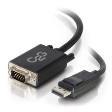 6ft (1.8m) DisplayPort™ Male to VGA Male Active Adapter Cable - Black