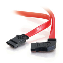 36in 7-pin 180° to 90° 1-Device Side Serial ATA Cable