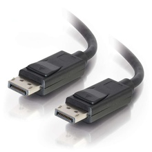 6ft (1.8m) DisplayPort™ Cable with Latches 8K UHD M/M - Black