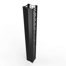 Q-Series Vertical Manager, 7' H X 10" W, Single-Sided