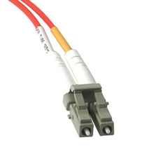 9.8ft (3m) LC-SC 62.5/125 OM1 Duplex Multimode PVC Fiber Optic Cable (TAA Compliant) - Orange
