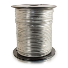 500ft (152.4m) 28AWG 4-Conductor Silver Satin Modular Flat Telephone Cable Reel