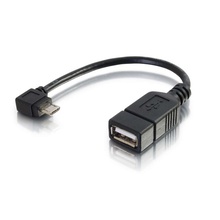 0.5ft (0.15m) Mobile Device USB Micro-B to USB Device OTG Adapter Cable