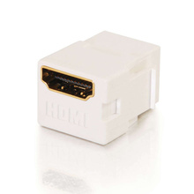 Snap-In HDMI® F/F Keystone Insert Module (TAA Compliant) - White