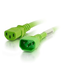 4ft (1.2m) 14AWG Power Cord (IEC320C14 to IEC320C13) - Green