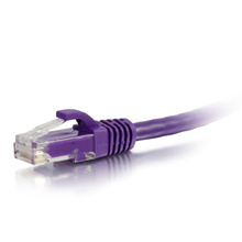 2ft (0.6m) Cat6a Snagless Unshielded (UTP) Ethernet Network Patch Cable - Purple