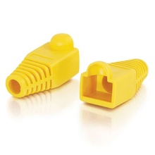 RJ45 Snagless Boot Cover (6.0mm OD) Multipack (TAA Compliant) (50-Pack) - Yellow