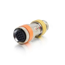 RapidRun® PC (Yellow) Runner to Multi-format (Orange) 15-pin Din Adapter