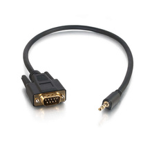1.5ft (0.46m) Velocity™ DB9 Male to 3.5mm Male Serial RS232 Adapter Cable