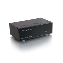 2-Port UXGA Monitor Splitter/Extender with 3.5mm Audio (Female Input)