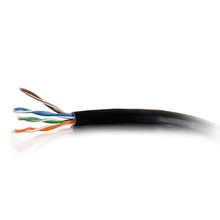 1000ft (304.8m) Cat6 Bulk Unshielded (UTP) Ethernet Network Cable with Solid Conductors - Riser CMR-Rated (TAA Compliant) - Black
