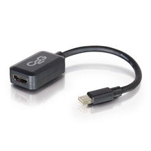 8in Mini DisplayPort Male to HDMI Female Adapter Converter - Black