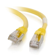 1ft (0.3m) Cat6 Snagless Shielded (STP) Ethernet Network Patch Cable - Yellow