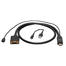10ft (3m) HDMI® to VGA Active Video Adapter Cable - 1080p