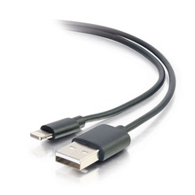 3.3ft (1m) USB A Male to Lightning Male Sync and Charging Cable - Black
