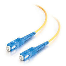 3.3ft (1m) SC-SC 9/125 OS2 Simplex Single-Mode PVC Fiber Optic Cable (TAA Compliant) - Yellow