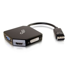 DisplayPort to HDMI, VGA, or DVI Adapter Converter
