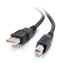 3.3ft (1m) USB 2.0 A/B Cable - Black