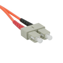 49.2ft (15m) SC-SC 62.5/125 OM1 Duplex Multimode PVC Fiber Optic Cable (TAA Compliant) - Orange