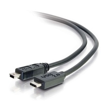 6ft (1.8m) USB 2.0 USB-C to USB Mini-B Cable M/M - Black