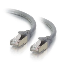 25ft (7.6m) Cat6a Snagless Shielded (STP) Ethernet Network Patch Cable - Gray