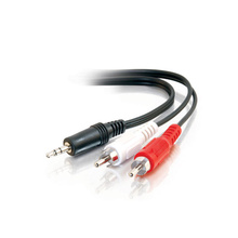 6ft (1.8m) Value Series™ One 3.5mm Stereo Male to Two RCA Stereo Male Y-Cable