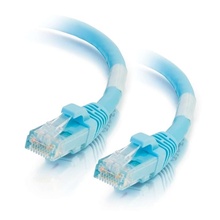 9ft (2.7m) Cat6a Snagless Unshielded (UTP) Ethernet Network Patch Cable - Aqua