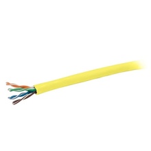 1000ft (304.8m) Cat5e Bulk Unshielded (UTP) Ethernet Network Cable with Stranded Conductors - In-Wall CM-Rated (TAA Compliant) - Yellow