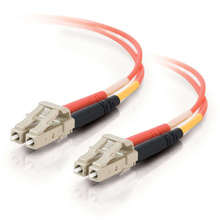 3.3ft (1m) LC-LC 62.5/125 OM1 Duplex Multimode PVC Fiber Optic Cable (TAA Compliant) - Orange