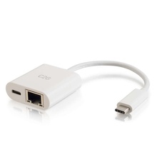 USB-C® to Ethernet Multiport Adapter with Power Delivery up to 60W - White