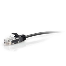 3ft (0.9m) Cat6 Snagless Unshielded (UTP) Slim Ethernet Network Patch Cable - Black