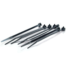 11.5in Cable Tie Multipack (100-Pack) (TAA Compliant) - Black