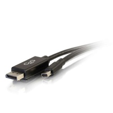6ft (1.8m) Mini DisplayPort™ to DisplayPort™ Adapter Cable 4K 30Hz - Black