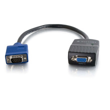 11in 2-Port VGA Monitor Splitter Cable