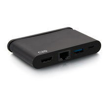 USB-C® 4-in-1 Compact Docking Station with HDMI®, USB-A, Ethernet, and USB-C Power Delivery up to 100W - 4K 30Hz
