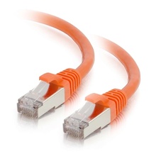 8ft (2.4m) Cat6 Snagless Shielded (STP) Ethernet Network Patch Cable - Orange