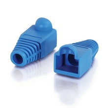 RJ45 Snagless Boot Cover (6.0mm OD) Multipack (TAA Compliant) (50-Pack) - Blue