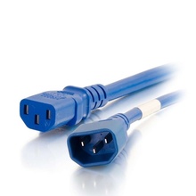 6ft (1.8m) 18AWG Power Cord (IEC320C14 to IEC320C13) - Blue