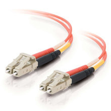 6.6ft (2m) LC-LC 62.5/125 OM1 Duplex Multimode PVC Fiber Optic Cable (TAA Compliant) - Orange