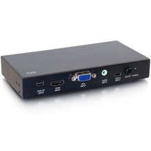 HDMI®, USB-C, Mini DisplayPort™, and VGA to HDMI Adapter Converter Switch - 4K 60Hz