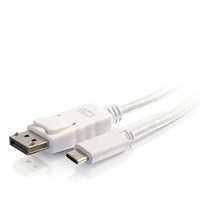 3ft (0.9m) USB-C® to DisplayPort™ Adapter Cable - 4K 30Hz - White