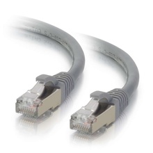 30ft (9.1m) Cat6 Snagless Shielded (STP) Ethernet Network Patch Cable - Gray